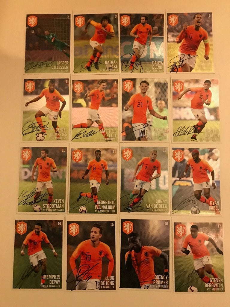 Oranje voetbalplaatjes - Nederlands Elftal, Ophalen of Verzenden, Zo goed als nieuw, Overige binnenlandse clubs, Poster, Plaatje of Sticker