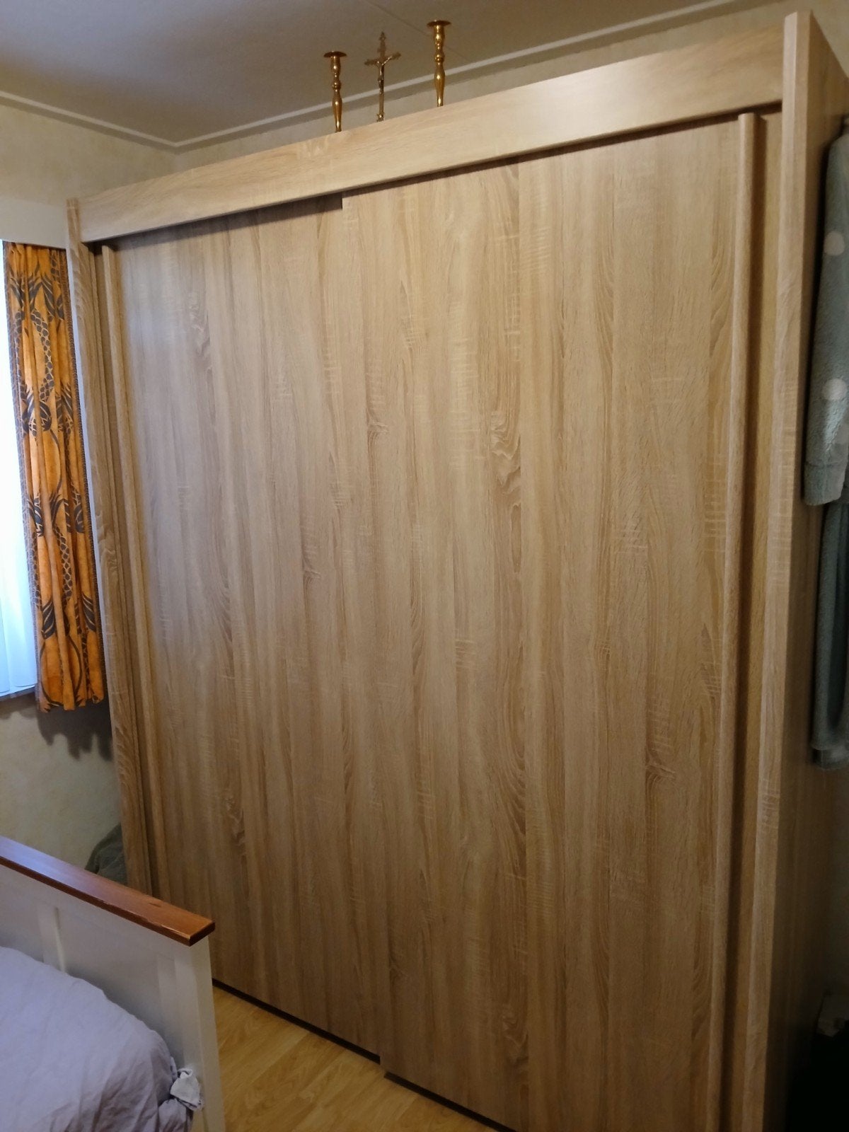 Ruime schuifdeurkast - 182x223x65 cm, Huis en Inrichting, Kasten | Kledingkasten, Ophalen, Gebruikt, 50 tot 75 cm, 200 cm of meer