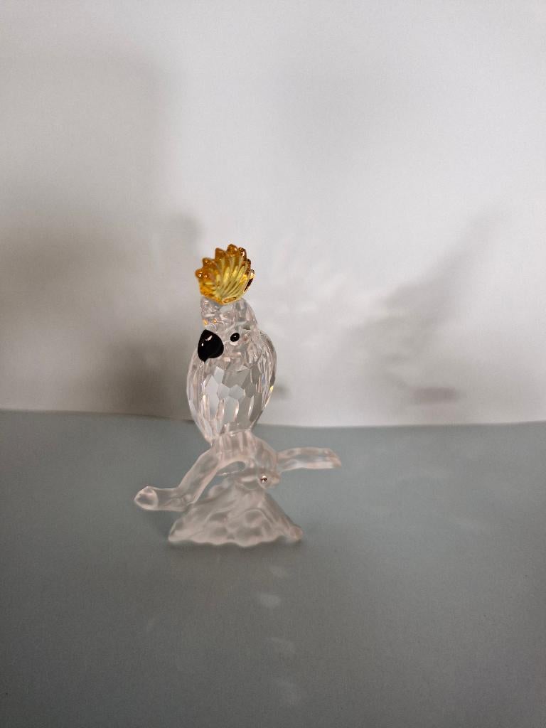 Swarovski kaketoe, Ophalen of Verzenden, Zo goed als nieuw, Figuurtje