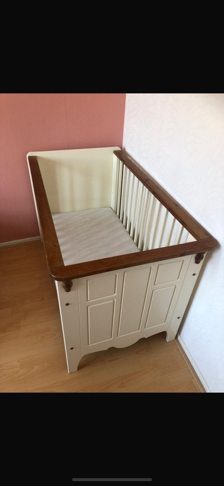 Kinderbedje met matras, Kinderen en Baby's, Kinderkamer | Complete kinderkamers, Ophalen, Gebruikt, Jongetje of Meisje