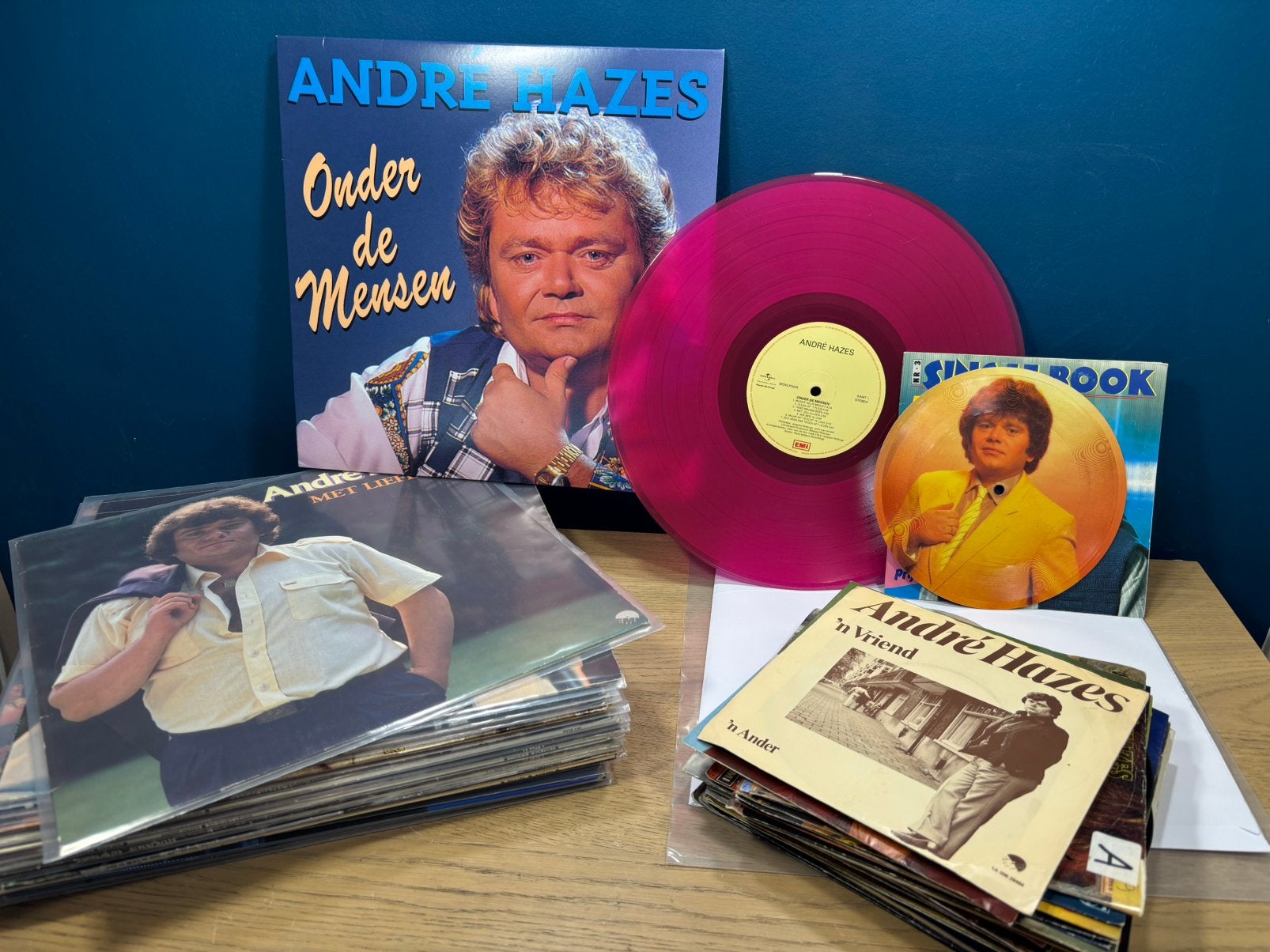 Vinyl collectie andre hazes, Ophalen of Verzenden, Gebruikt, Overige formaten, Levenslied of Smartlap