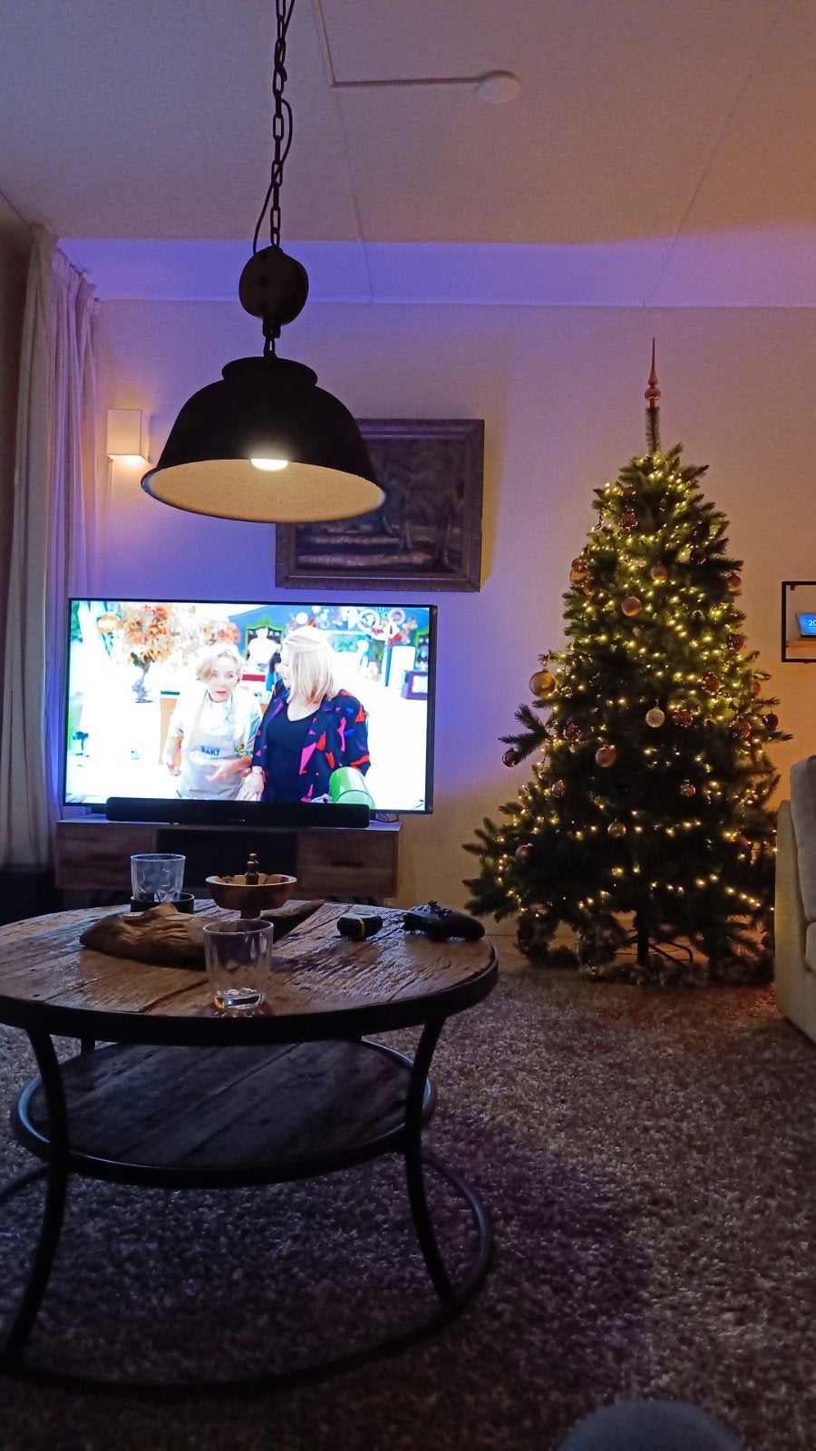Kunstkerstboom 210 cm hoog, 140 cm omtrek, Diversen, Ophalen