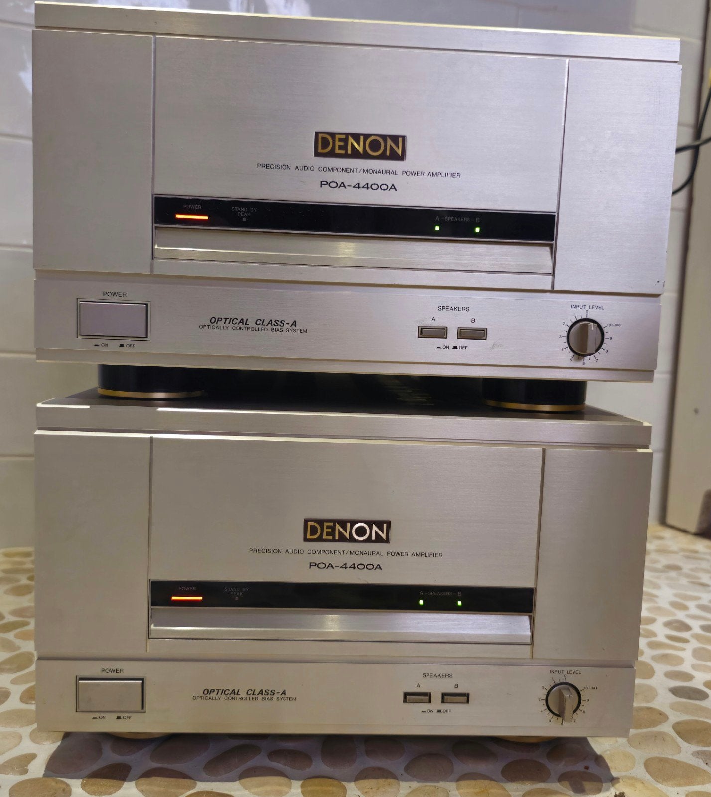 Denon POA4400A Gold optical class A monoblocs izgst,garantie, DENON, Denon, Ophalen of Verzenden, Zo goed als nieuw