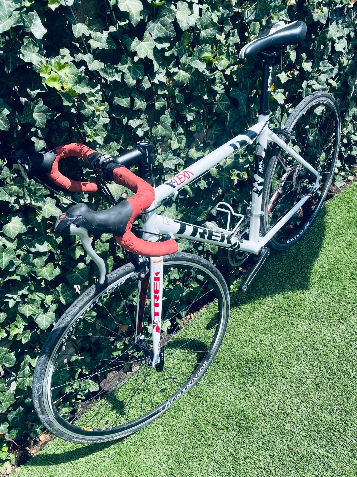 Dames racefiets maat 54 cm Trek Lexa, Fietsen en Brommers, 28 inch, Gebruikt, Velgrem, Aluminium