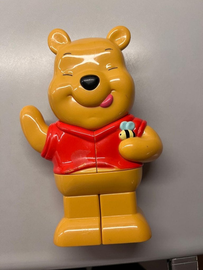 Pooh beer van Mega bloks., Ophalen, Gebruikt, Megabloks