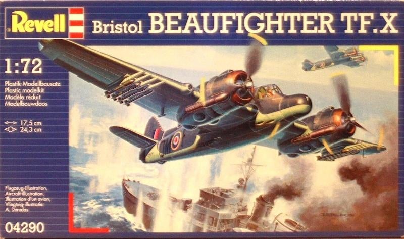 Bristol Beaufighter TF.X (1/72), Hobby en Vrije tijd, Ophalen of Verzenden, Nieuw, 1:72 tot 1:144, Revell