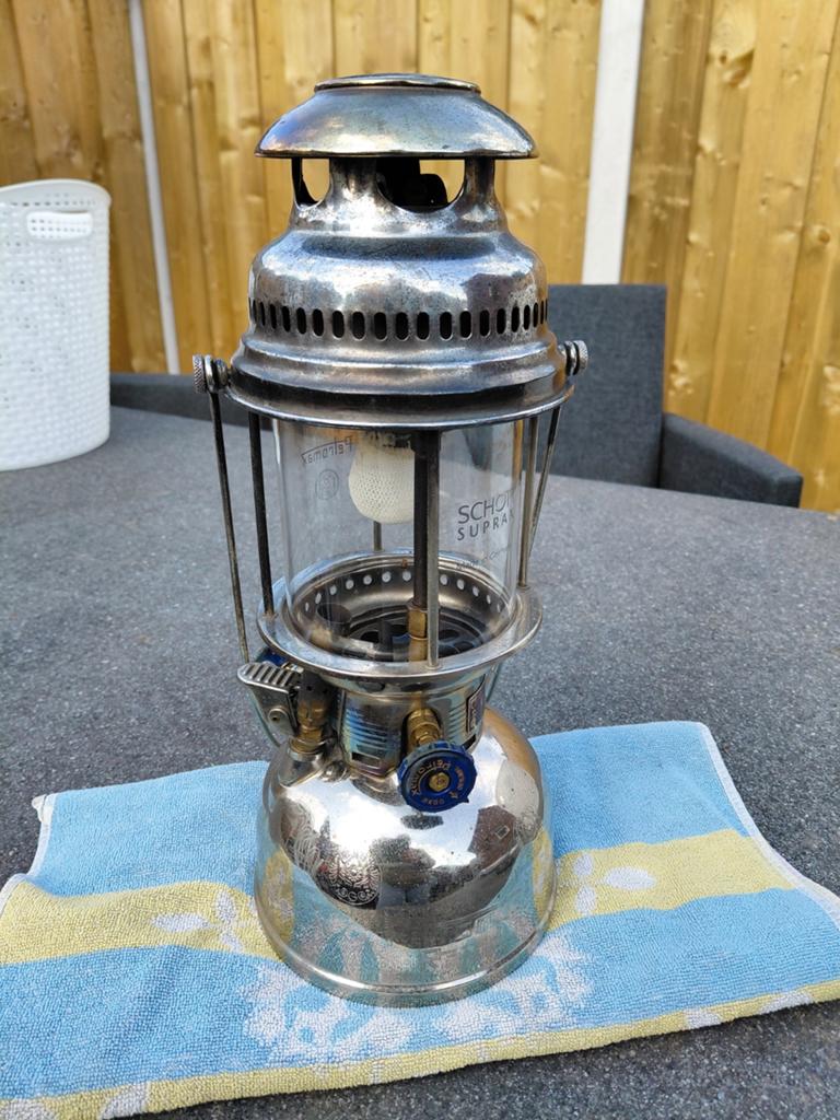 Originele Petromax Rapid Petroleumlamp - Vintage Glans, Ophalen of Verzenden