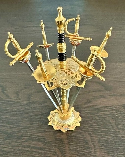Vintage Toledo Cocktailprikkers, Ophalen of Verzenden