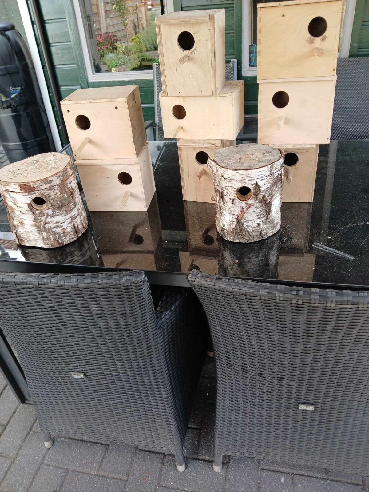 broedblokken voor parkieten, Ophalen, Hout, Broedkooi of Kweekkooi