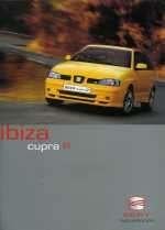 Seat Ibiza, Cordoba of Leon Cupra brochure/auto folder 88-14, Ophalen of Verzenden, Zo goed als nieuw, Overige merken