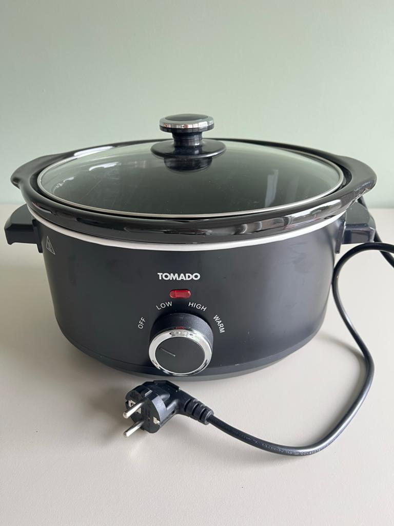 Tomado Slowcooker - Perfect voor heerlijke maaltijden, Ophalen of Verzenden, Timer, Zo goed als nieuw