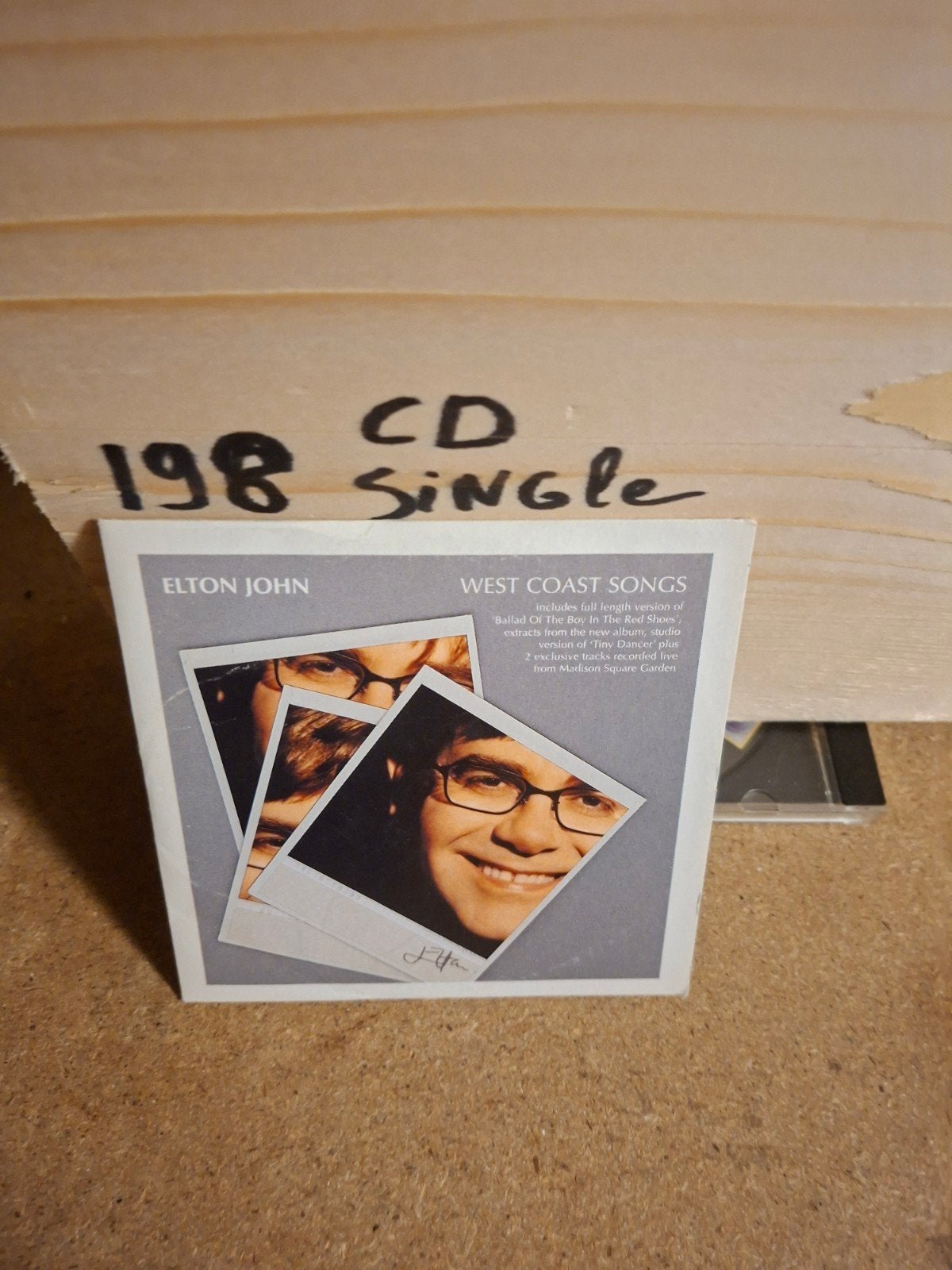 Elton John - West Coast Songs CD Single, Ophalen of Verzenden, Gebruikt, Pop, Met bonustracks