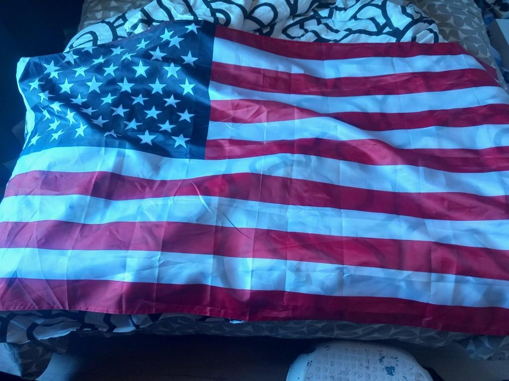 Amerikaanse vlag 150x90, Diversen, Vlaggen en Wimpels, Ophalen
