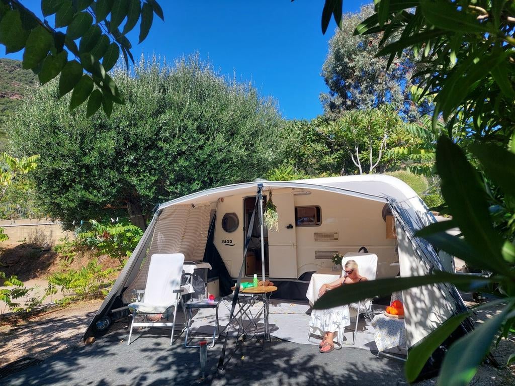 Reda caravan boogluifel Lucca II, Caravans en Kamperen, Voortenten en Luifels, Ophalen of Verzenden, Zo goed als nieuw