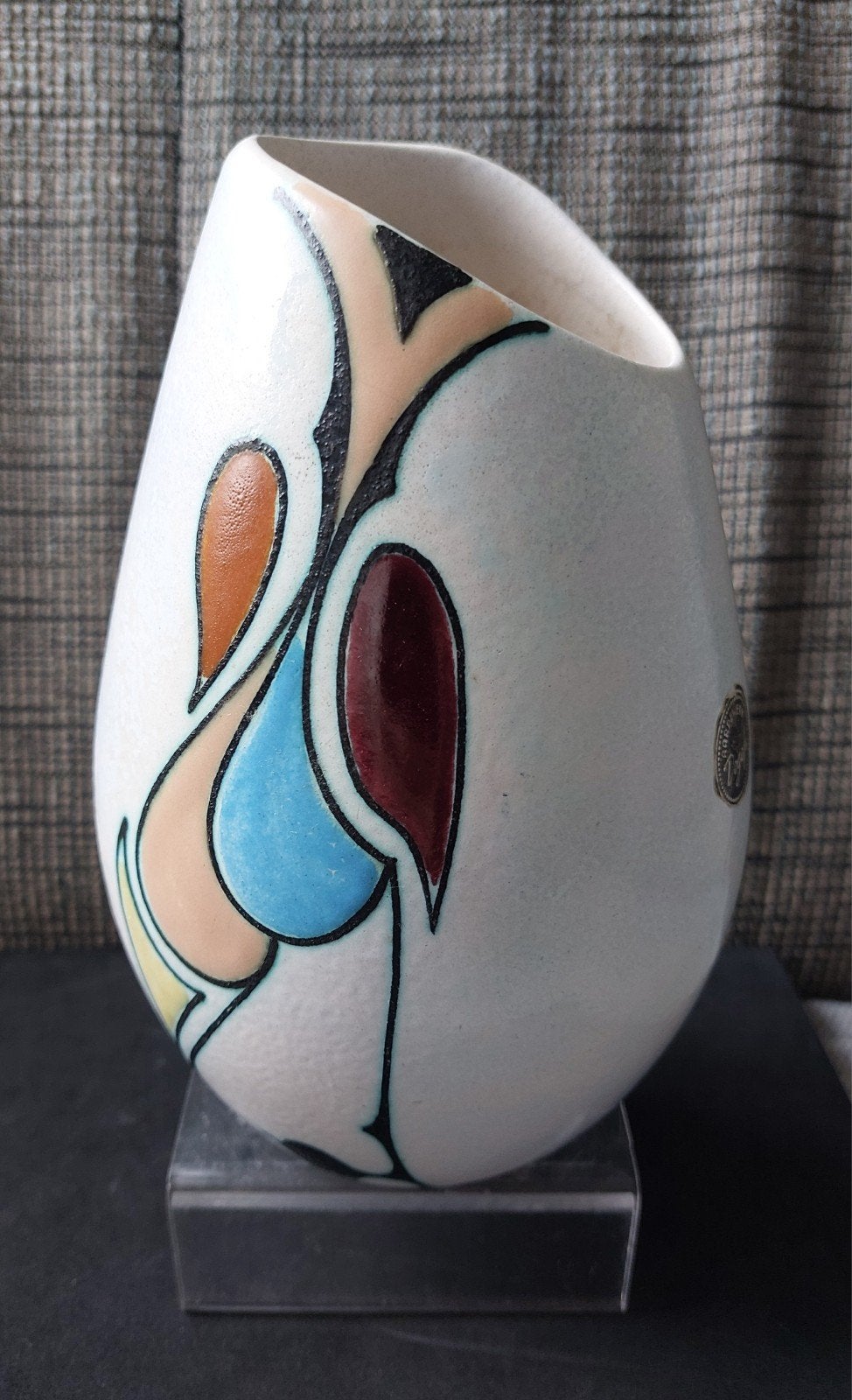 Gouda Vaas Decor 'Retina", Antiek en Kunst, Verzenden