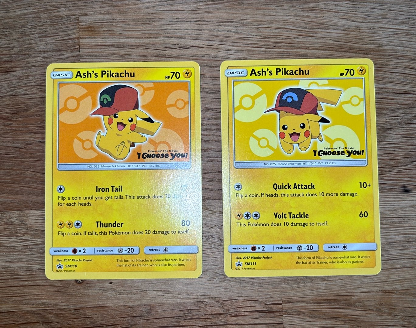 2x ash’s Pikachu, Hobby en Vrije tijd, Verzamelkaartspellen | Pokémon, Ophalen of Verzenden, Zo goed als nieuw, Meerdere kaarten