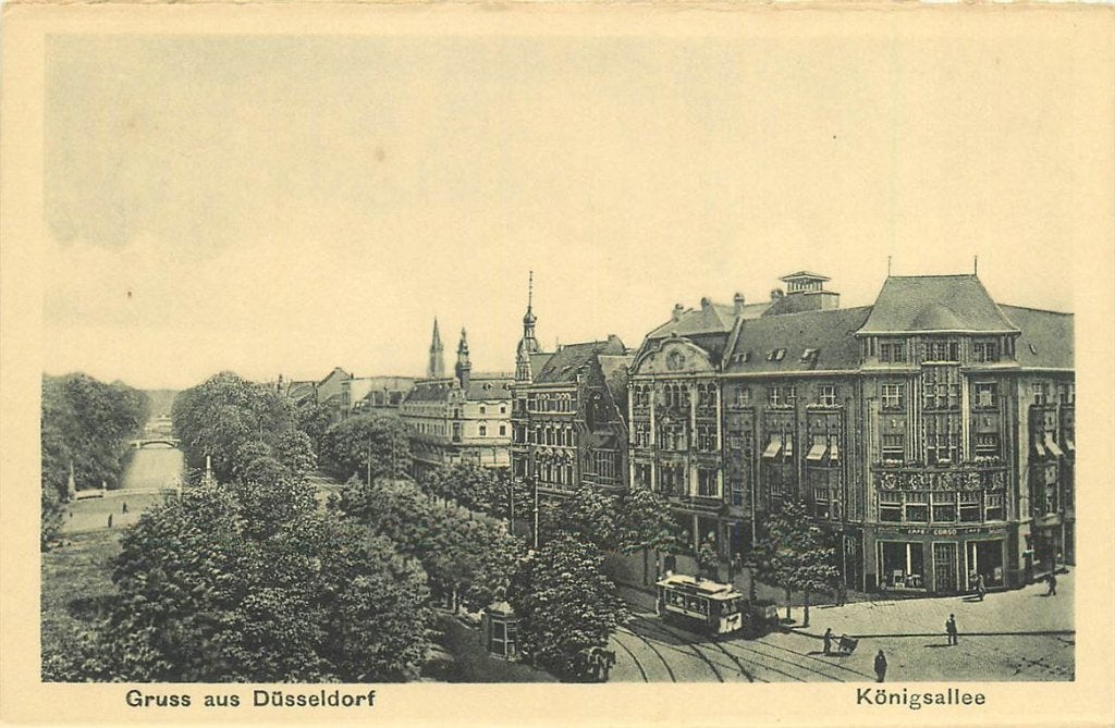 701-397-019 Dusseldorf Konigsallee, Verzenden, Voor 1920, Duitsland