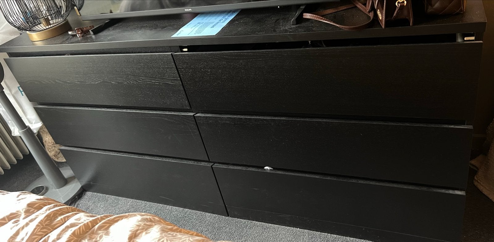 IKEA MALM ladekast zwart - direct ophalen!, 5 laden of meer, Ophalen, Gebruikt