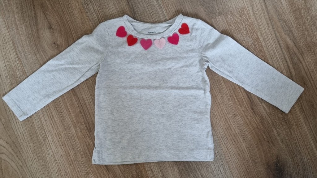 T-shirt Carter's, maat 2t (maat 92), Meisje, Ophalen of Verzenden, Zo goed als nieuw, Shirt of Longsleeve
