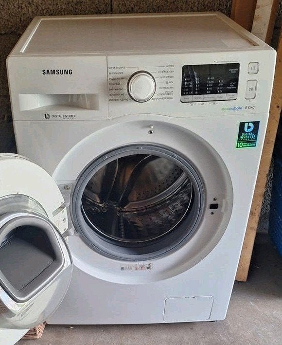 Samsung AddWash EcoBubble Wasmachine - 8KG - Nette Staat, Ophalen, 1200 tot 1600 toeren, 8 tot 10 kg, Zo goed als nieuw