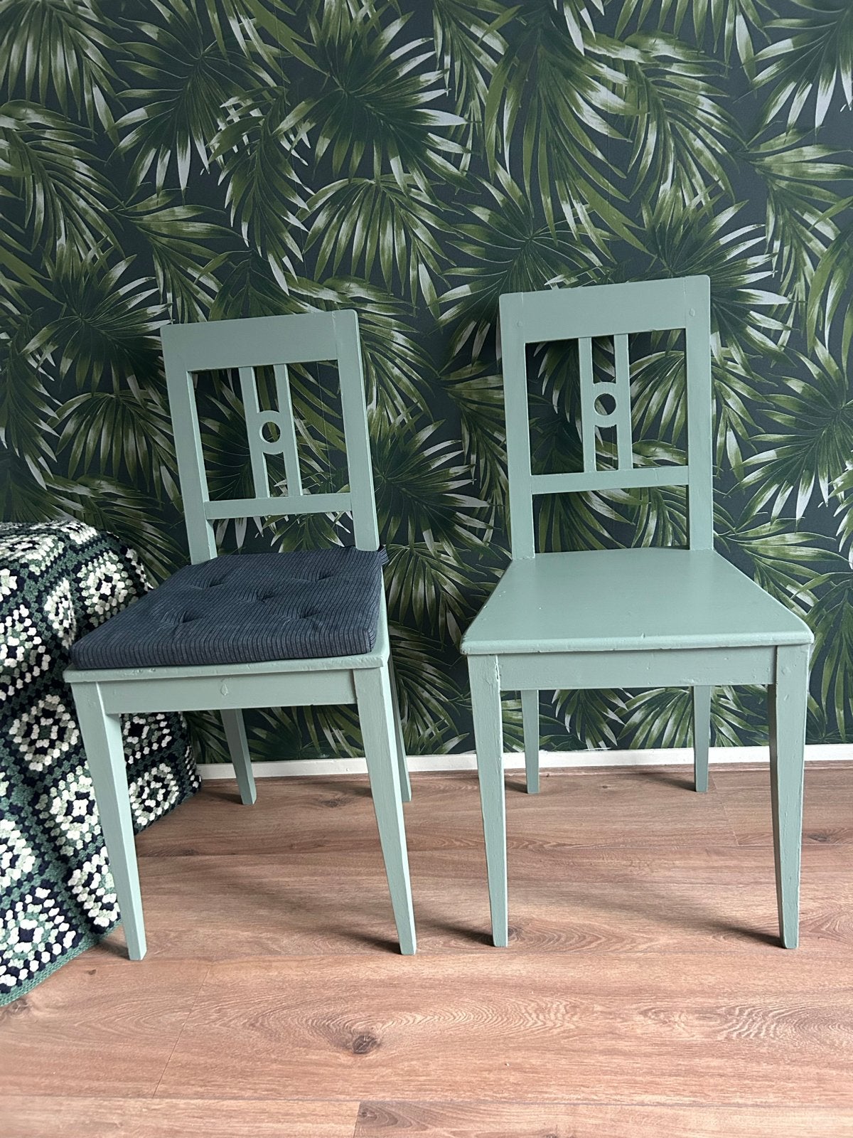 eetkamerstoelen met zitkussens, Ophalen, Gebruikt, Twee, Overige kleuren