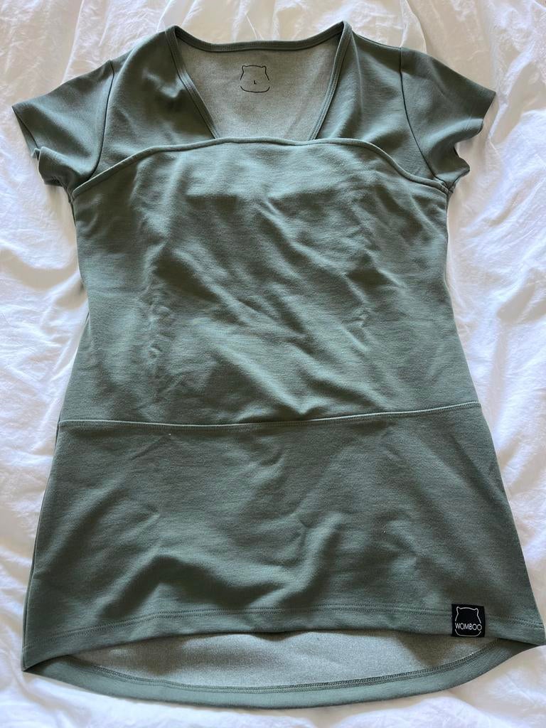 Womboo buidelshirt l, groen maat L nieuw, Verzenden, Maat 42/44 (L), Nieuw, Korte mouw