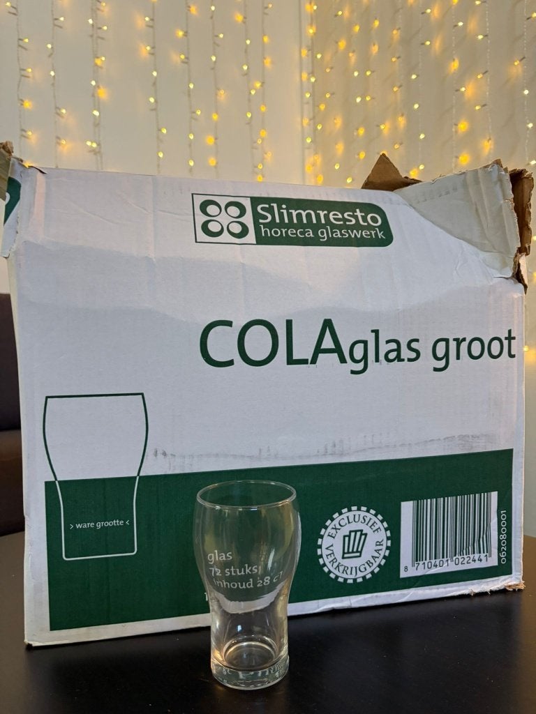 Cola glazen, Ophalen, Zo goed als nieuw, Frisdrankglas
