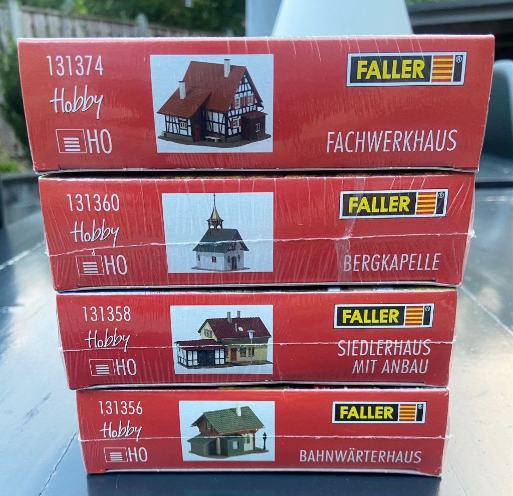 5 Faller H0 bouwdozen (NIEUW), Overige merken, Gelijkstroom of Wisselstroom, Brug, Tunnel of Gebouw, Nieuw