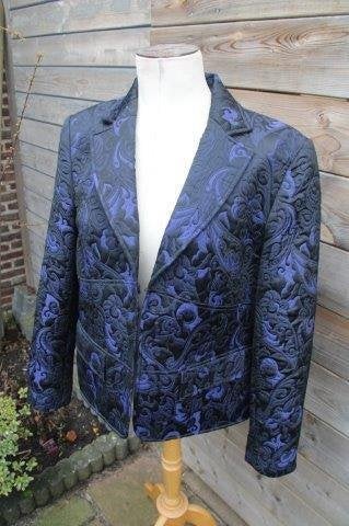 Jasje zwart/ blauw Tuzzi mt 44 Vaste prijs OPRUIMING, Tuzzi, Blauw, Maat 42/44 (L), Ophalen of Verzenden