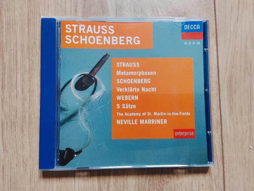 Strauss Schoenberg Webern Marriner Academy St Martins Decca, Ophalen of Verzenden, Modernisme tot heden, Zo goed als nieuw, Orkest of Ballet