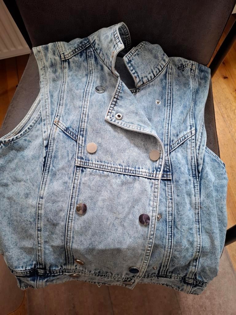 Jeans gilet, Ophalen of Verzenden, Zo goed als nieuw, Blauw