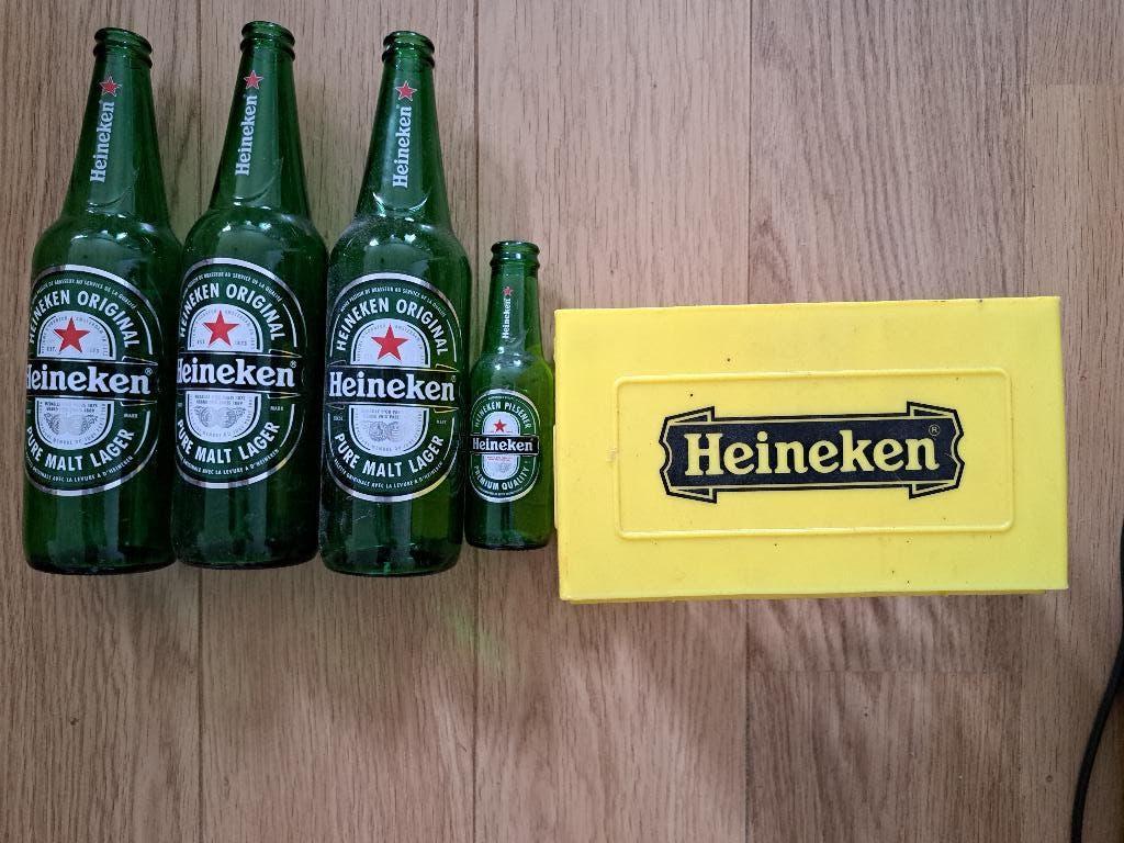 Heineken setje *** Leuk ***, Ophalen of Verzenden, Gebruikt, Flesje(s), Heineken