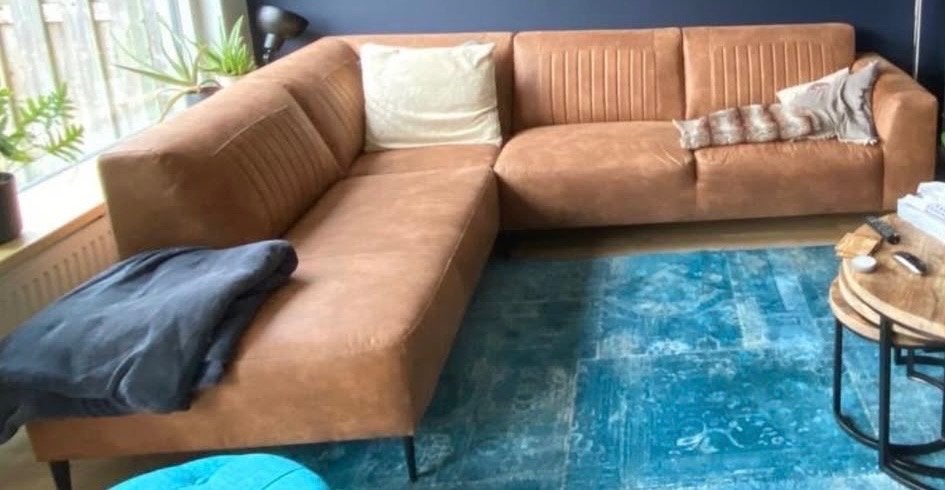 Comfortabele hoekbank - Zo goed als nieuw GRATIS, Ophalen, Overige materialen, 250 tot 300 cm, Hoekbank