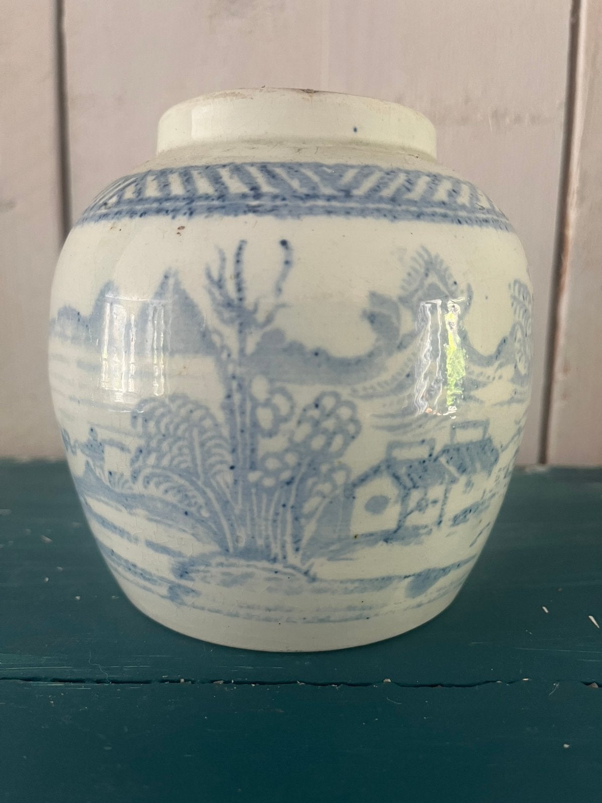 Antieke chinese gemberpot 12 cm hoog ., Ophalen of Verzenden