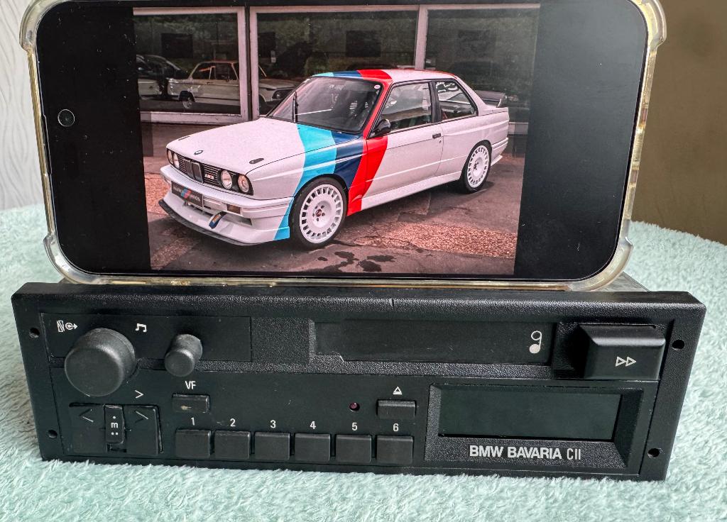 BMW BAVARIA C II Autoradio – Origineel 7649455040 (BMW E30), Ophalen of Verzenden, Gebruikt
