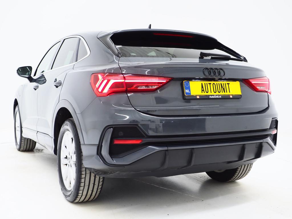 Audi Q3 Sportback 45 TFSI e Edition | Leder | Camera | Adapt, Gebruikt, Zwart, LED verlichting, Hybride Elektrisch/Benzine