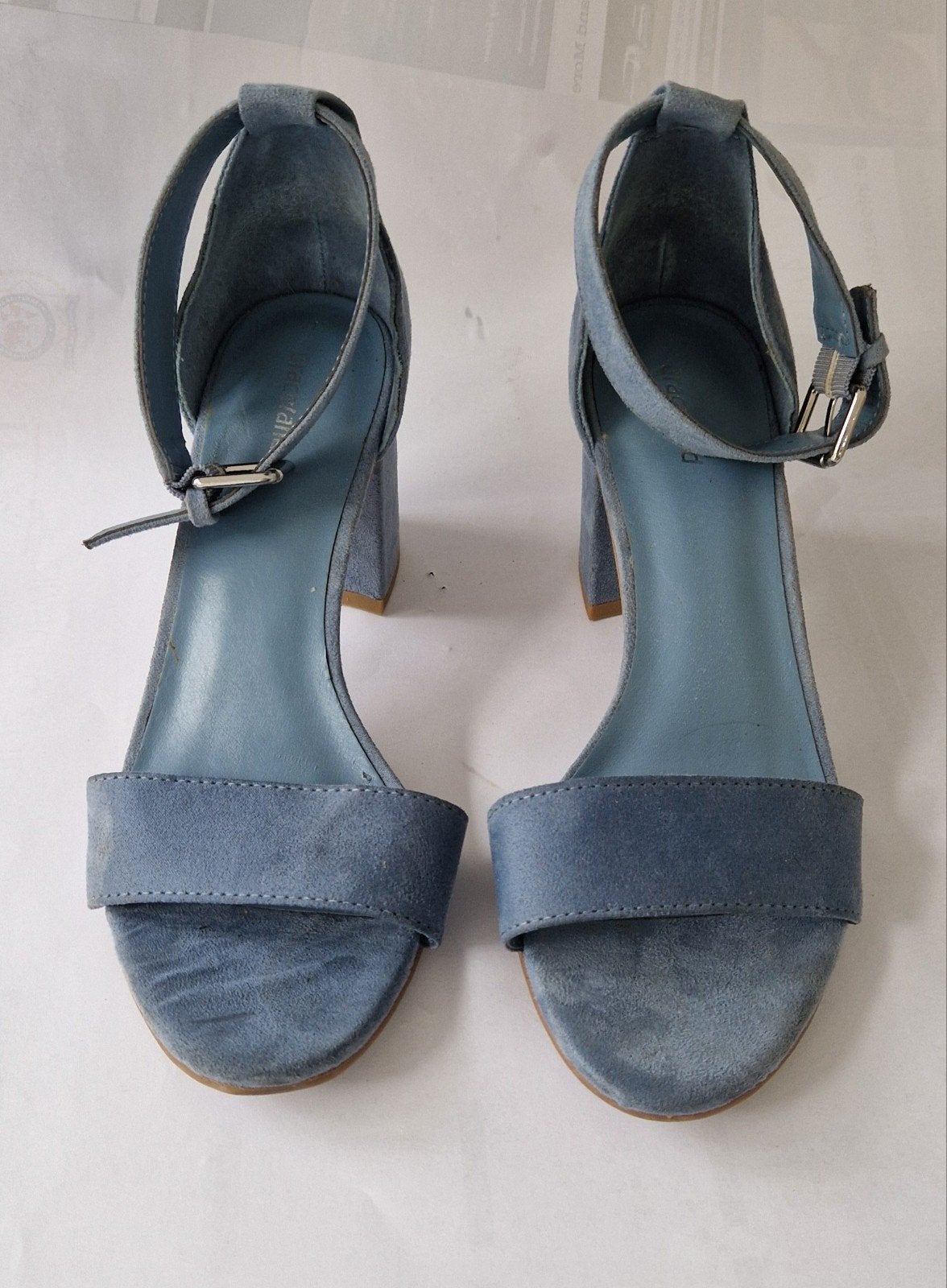 Dames zomerschoen, Ophalen of Verzenden, Zo goed als nieuw, Blauw