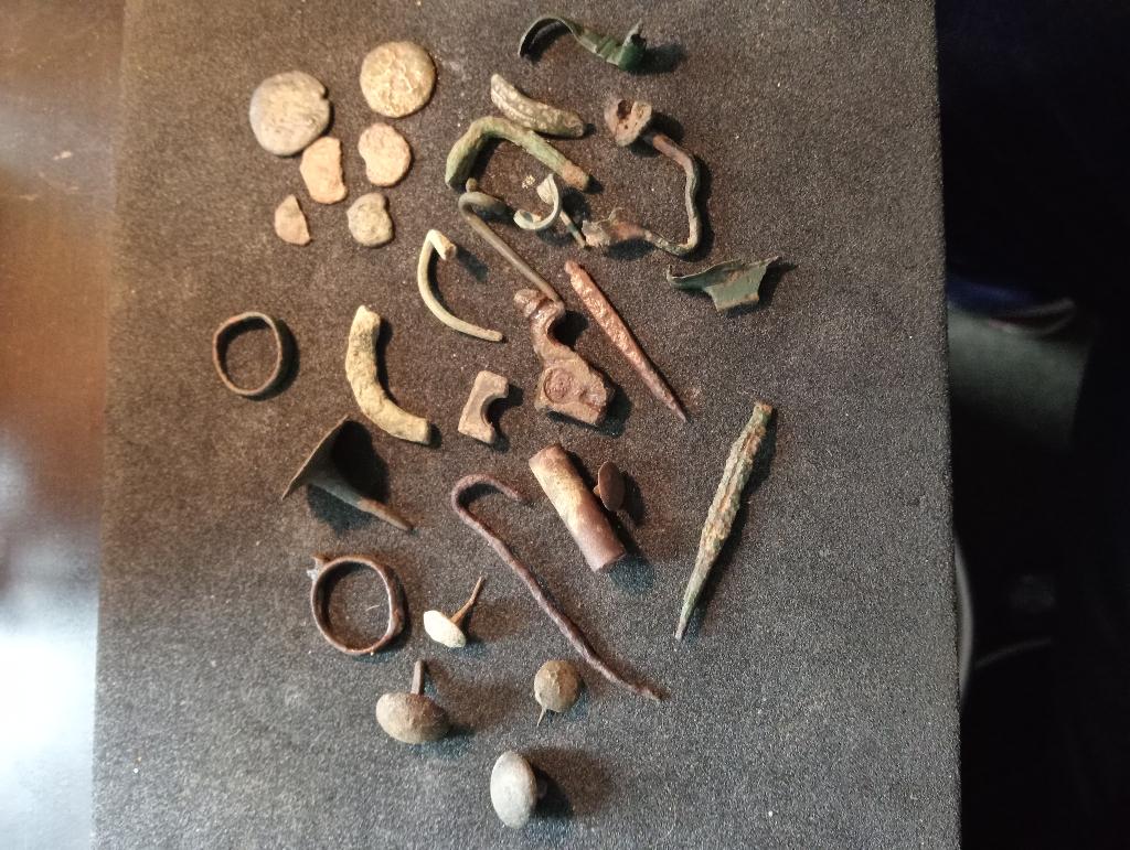 Groot Lot Romeinse Periode Bodemvondsten, Antiek en Kunst, Antiek | Koper en Brons, Ophalen of Verzenden, Brons