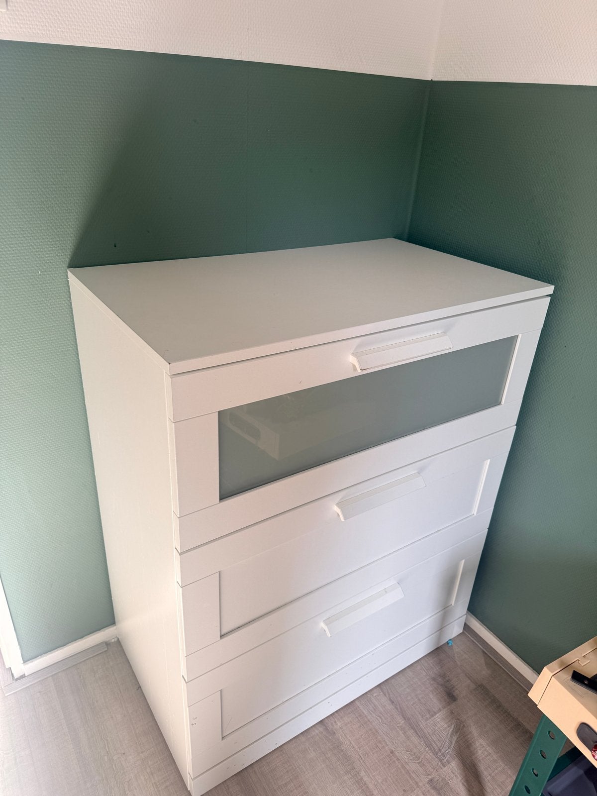 IKEA brimnes ladekast met 3 laden - wit, zo goed als nieuw, Huis en Inrichting, Zo goed als nieuw, 3 of 4 laden, Minder dan 100 cm