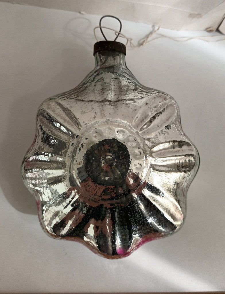 Antiek groot model Kerst Ster Kerstbal Cristmas Ornament, Ophalen of Verzenden
