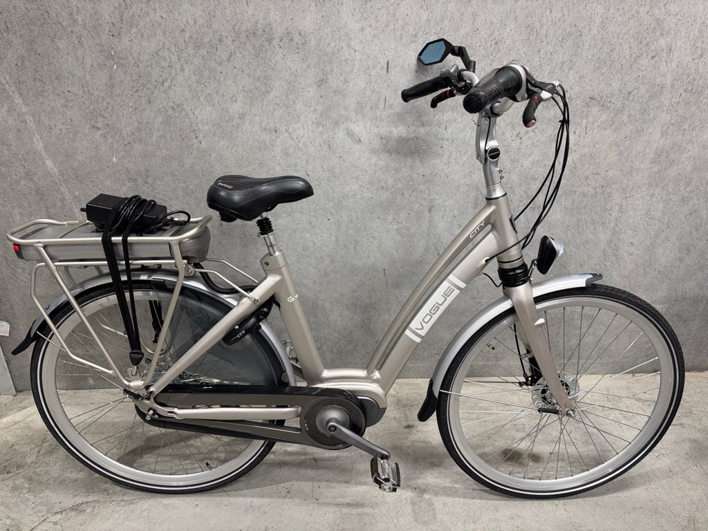 Elektrische fiets | Vogue City | 80Nm middenmotor | 481Wh, Gebruikt, 47 tot 50 cm, Versnellingen, Trommelrem