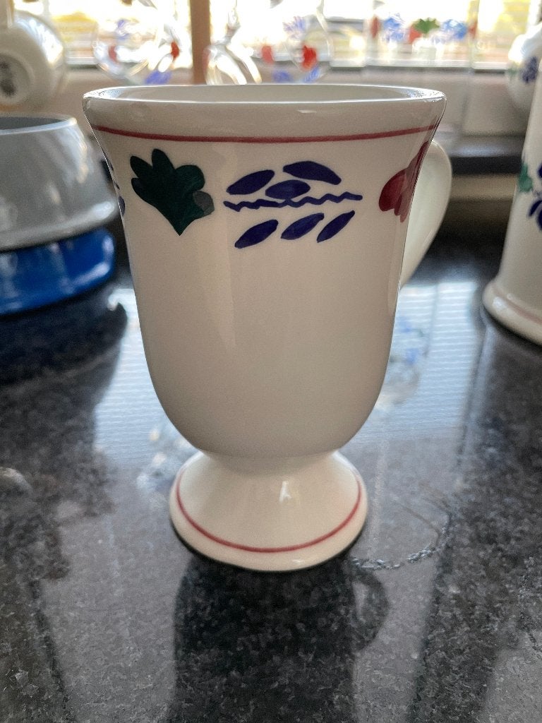 Boerenbont irish coffee beker nieuw model Boerenbond, Gebruikt, Landelijk/Boerenbont, Royal Boch, Aardewerk