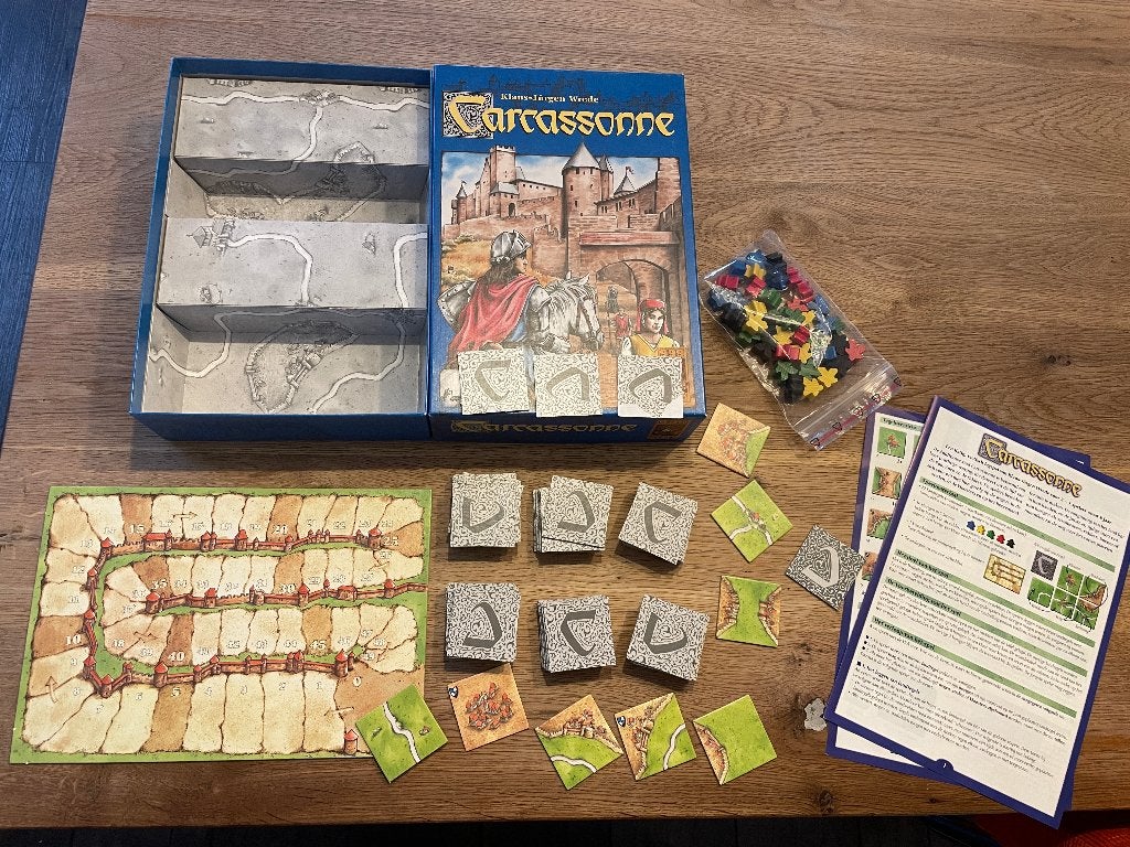 D897 Klaus-Jurgen Wrede : Carcassonne 999 Games, Een of twee spelers, Ophalen of Verzenden, Gebruikt, 999 Games