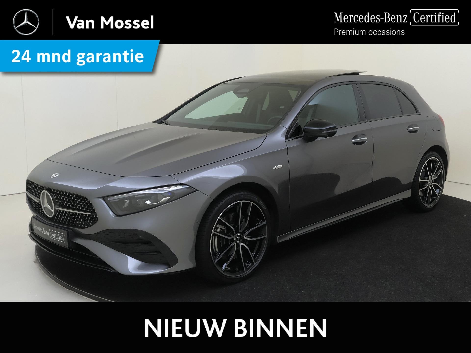 Mercedes-Benz A-klasse 250 e Business Solution AMG Panoramad, Gebruikt, 4 cilinders, Bedrijf, Hybride Elektrisch/Benzine
