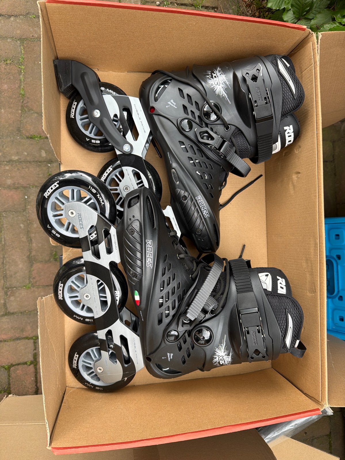 Roces Inline Skates - Zwart, 110mm wielen maat 41, Gebruikt, Ophalen of Verzenden, Inline skates 4 wielen, Heren