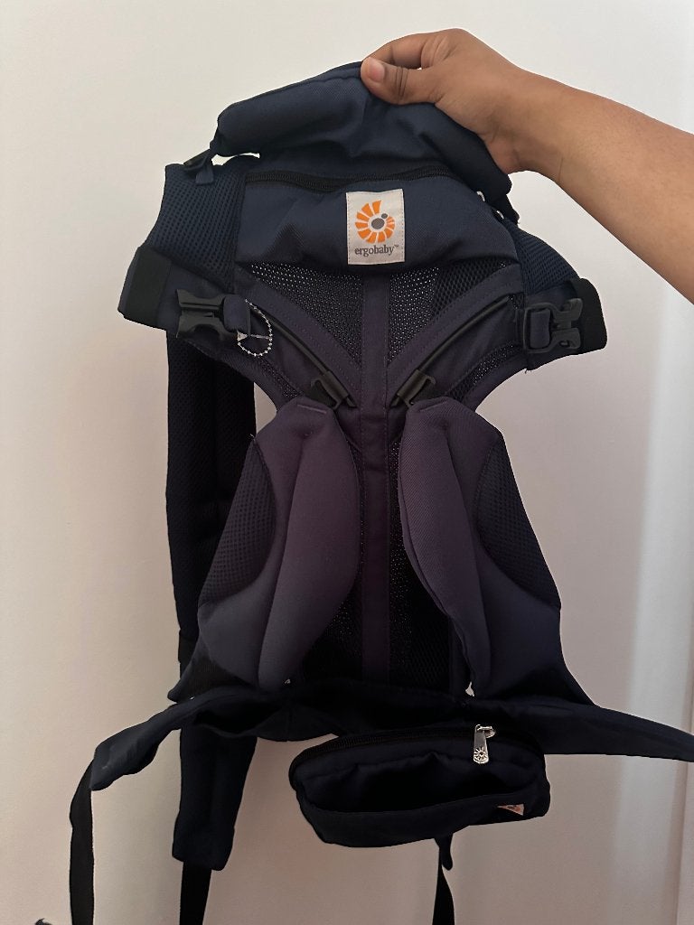 Ergobaby Omni 360 Cool Air Mesh Midnight Blue, Ophalen, Zo goed als nieuw, Draagzak, Overige merken
