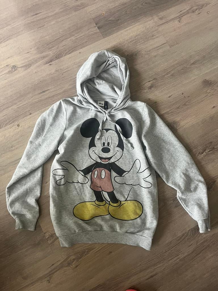 Disney Mickey Mouse hoodie mt M igs, Ophalen of Verzenden, Gedragen, Grijs