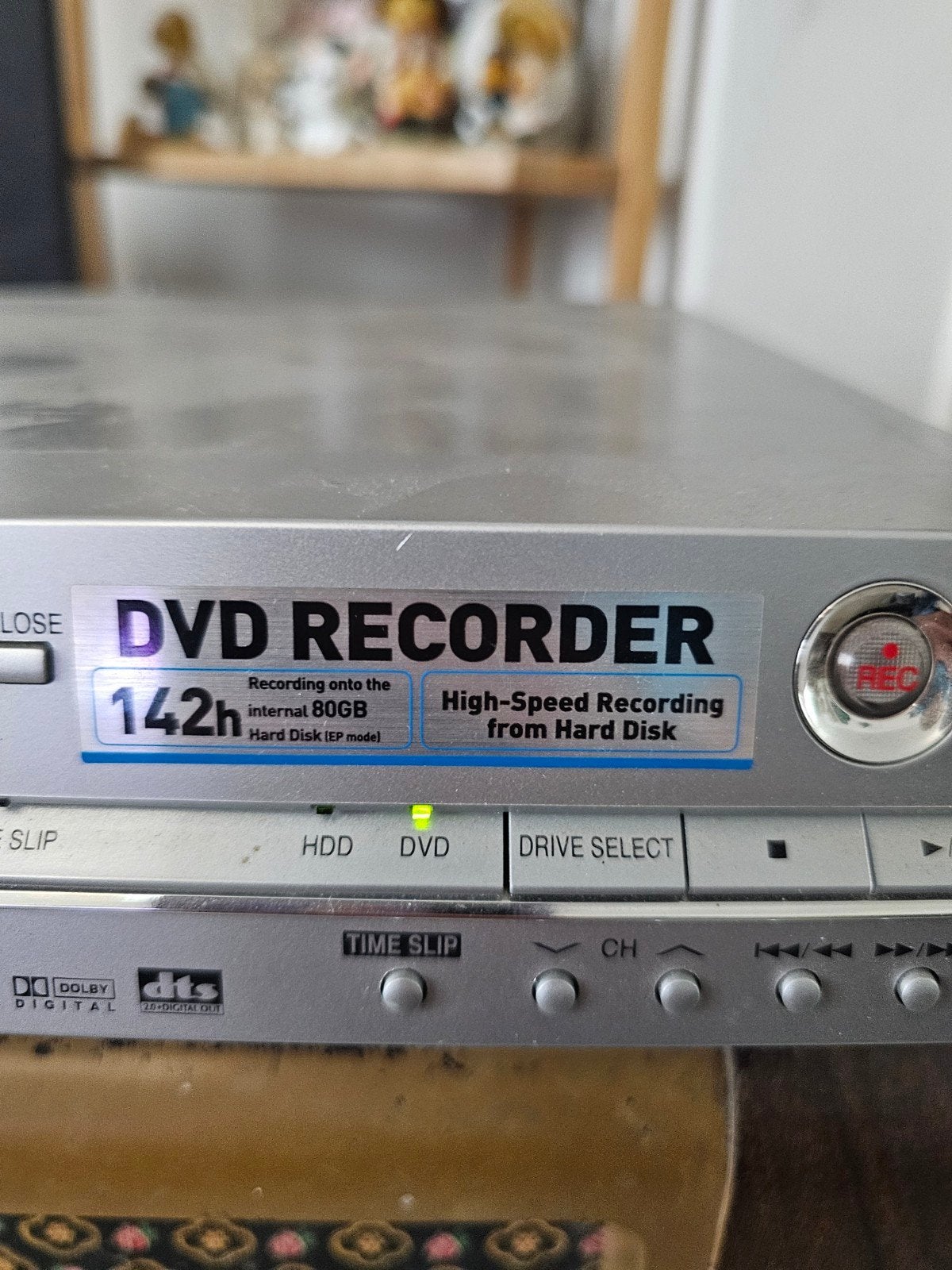 Panasonic DMR-E85H DVD Video Recorder met 80GB HDD, Ophalen of Verzenden, Gebruikt, Harddiskrecorder, Met dvd-recorder