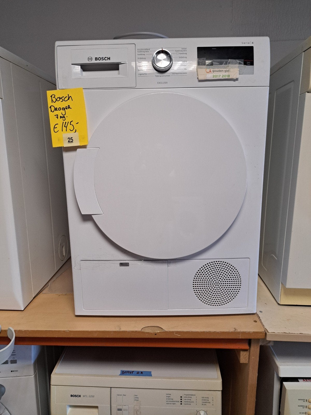 Leuke bosch wasdroger 8kg, Ophalen, Condens