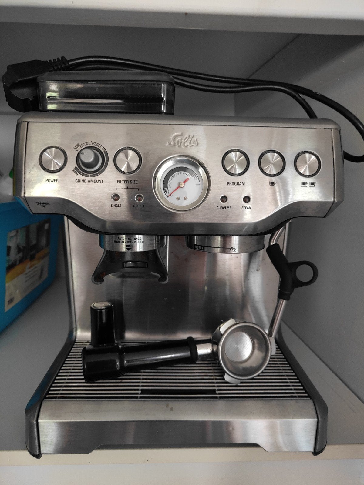 Solis Barista Perfetta Plus Espressomachine, Witgoed en Apparatuur, Koffiezetapparaten, Gebruikt, Espresso apparaat, 1 kopje, Gemalen koffie